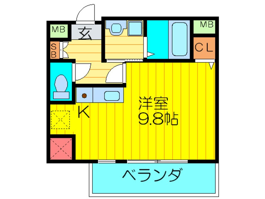 間取図 GROOVE守口駅前