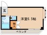 プルシャン東野 1Rの間取り