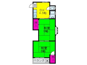 間取図 コンパーノ羽衣