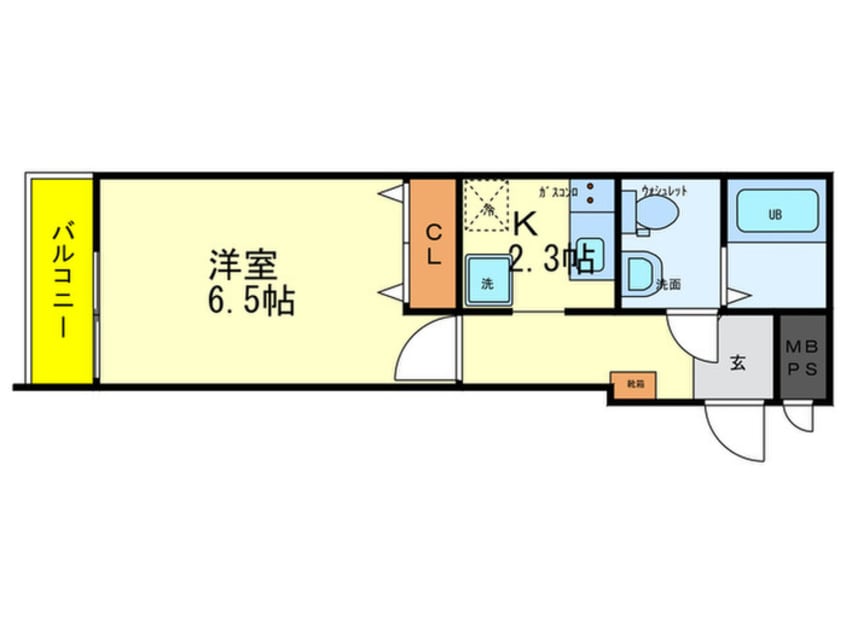 間取図 ｳｲﾝｽﾞｺｰﾄ天神
