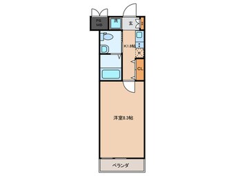 間取図 ｳｲﾝｽﾞｺｰﾄ天神