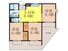 レジデンス吉川１号館 3LDKの間取り