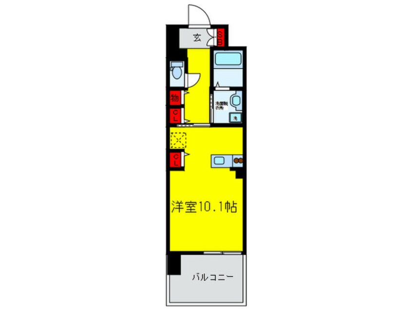 間取図 サニ－キャンプ今池