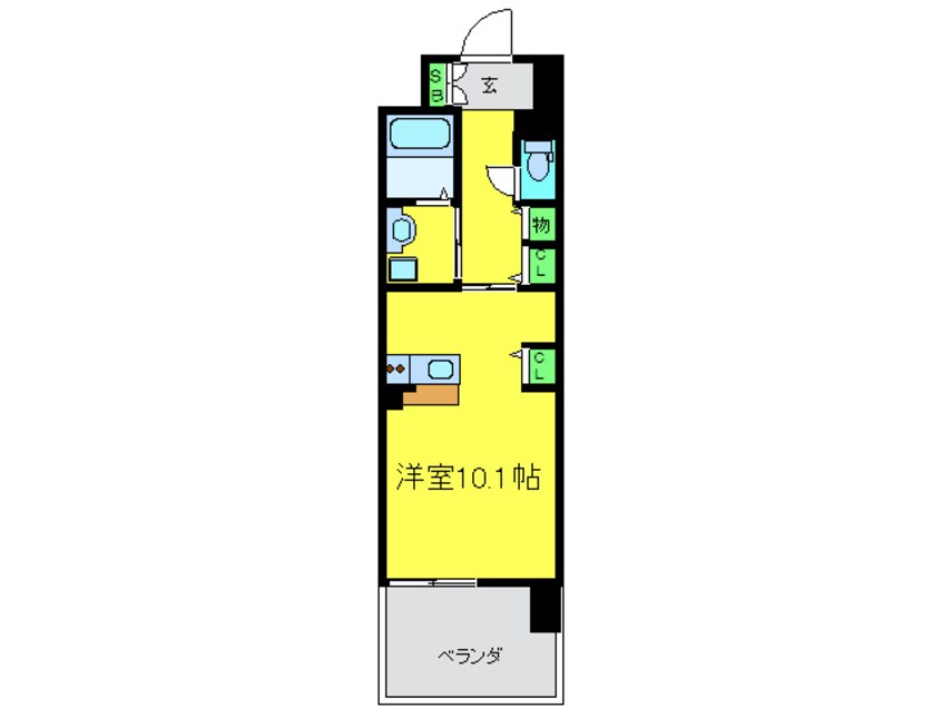 間取図 サニ－キャンプ今池