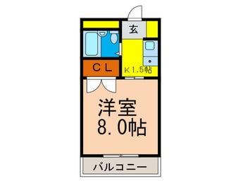間取図 シャルムハイツ小野原