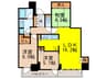 シエリアタワー千里中央（4007） 3LDKの間取り