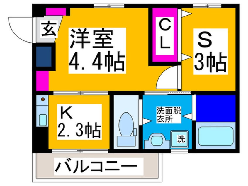 間取図 ドルチェ堺初芝