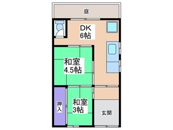 間取図 津守一丁目平屋