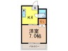 メイプルワン 1Kの間取り
