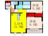 グレイスメゾン永和 2LDKの間取り