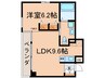 ノベラ西宮江上町 1LDKの間取り