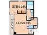 ノベラ西宮江上町 1LDKの間取り