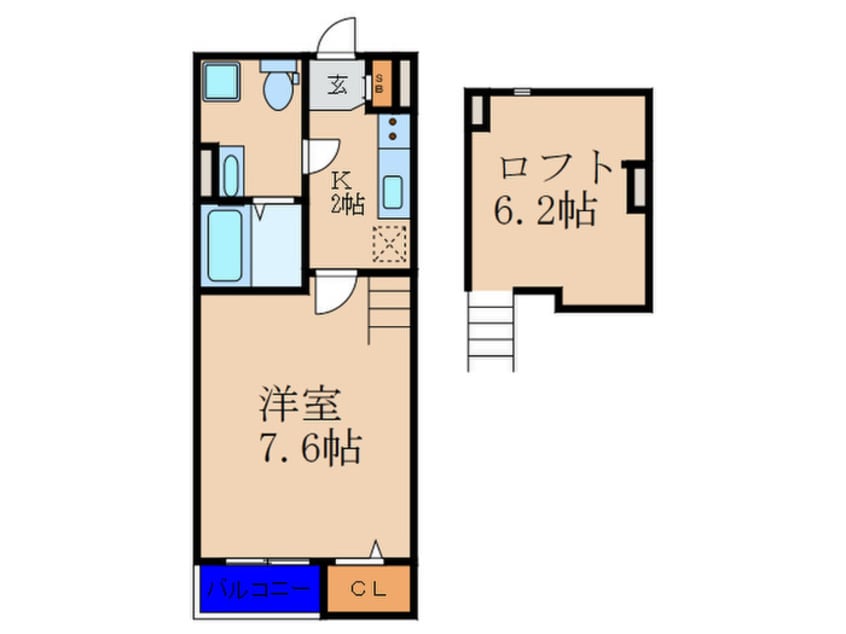 間取図 albero　alto