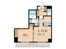 Ａｍｉｓｔａｄ 1LDKの間取り