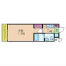 Wins Court Utajima 1Kの間取り