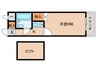 サウンドール加古川 1Kの間取り