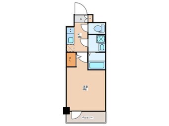 間取図 ﾌｧｰｽﾄﾌｨｵｰﾚ京橋ﾉﾜｰﾙ(601)