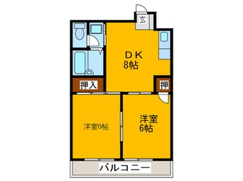 間取図 アークハイム川島