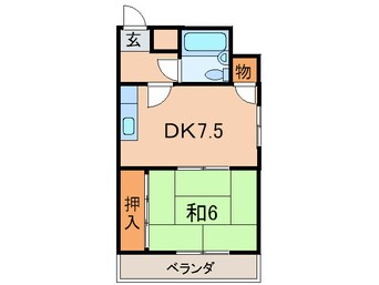 間取図 グランディア　イーストコート