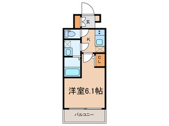 間取図 ﾌｧｰｽﾄﾌｨｵｰﾚ京橋ﾉﾜｰﾙ(603)
