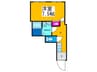 ｼﾙﾊﾞ-ﾊｲﾂ 1Kの間取り