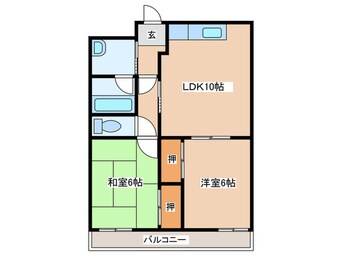 間取図 コンフォ－ト泉南