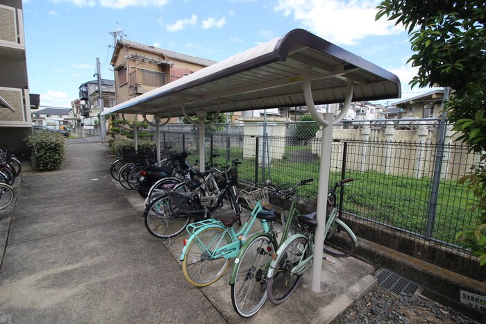 駐輪場 ソレイユ大山崎