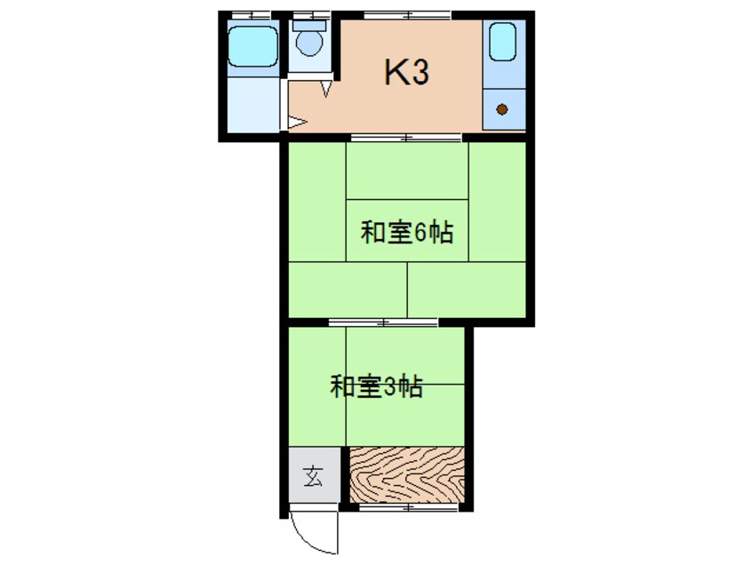 間取図 第５寿コ－ポ