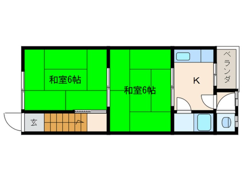 間取図 第５寿コ－ポ