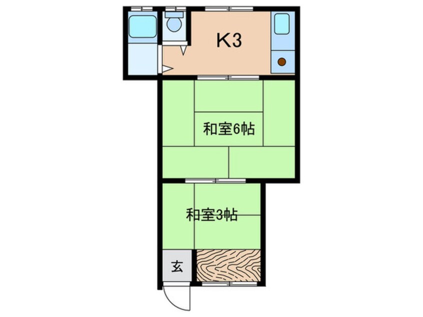 間取図 第５寿コ－ポ