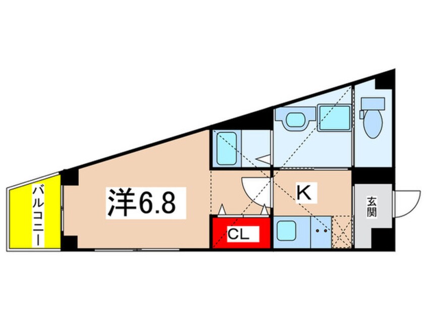 間取図 レヴァンテ宝塚