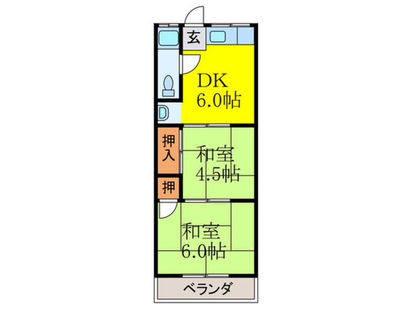 間取図 マンションコトブキ