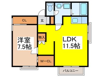 間取図 パセオ安倉