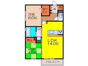 間取図 たまきＢ棟