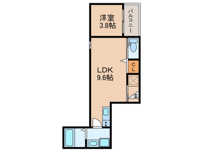 間取図 F asecia Sureau