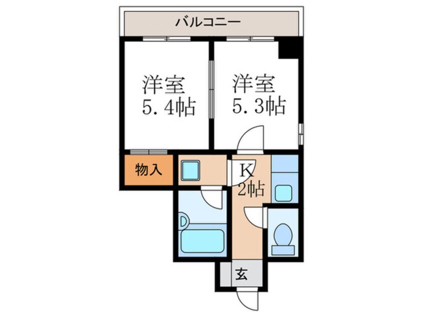 間取図 リバティ東大路