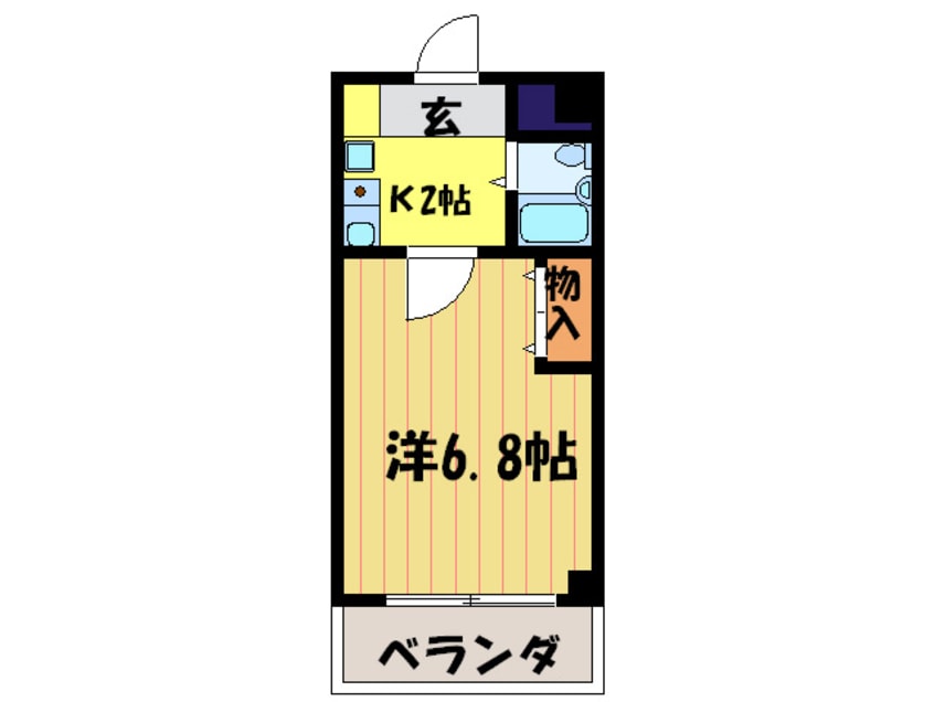 間取図 リバティ東大路
