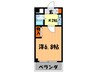 リバティ東大路 1Kの間取り