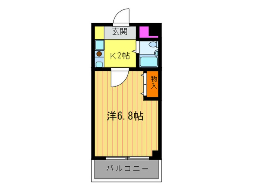 間取図 リバティ東大路