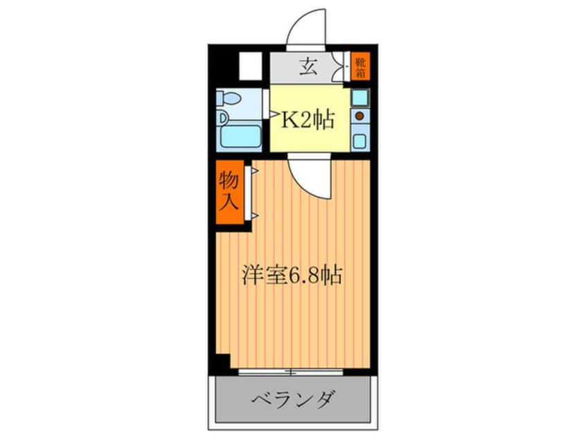 間取図 リバティ東大路