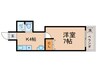 トレビアン東山 1Kの間取り