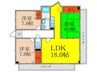 ルイズミッシェル 3LDKの間取り