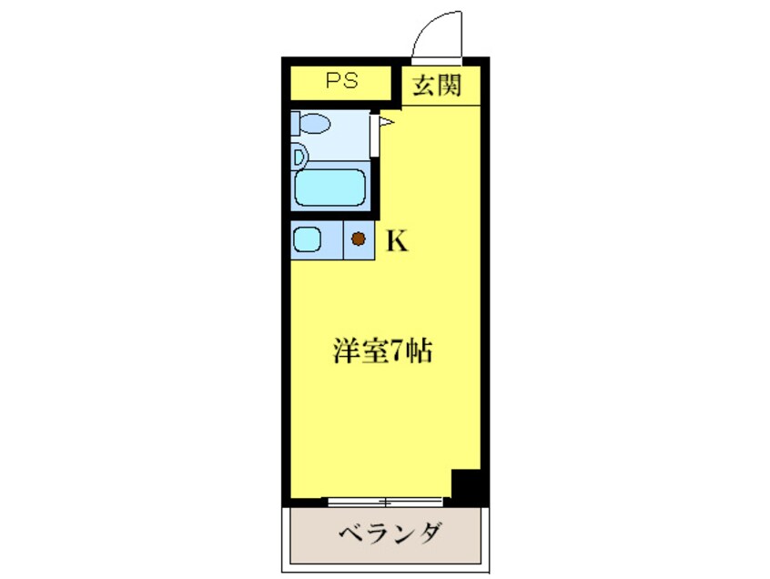 間取図 ビレッジ北野田