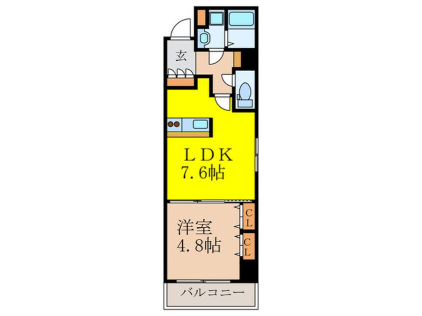 間取図 セントロイヤルクラブ新大阪