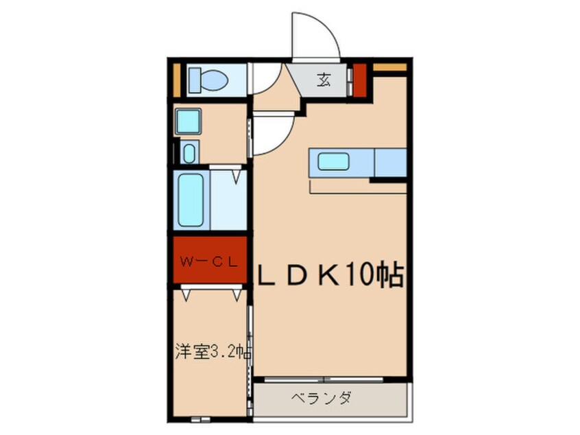 間取図 クレメントパール