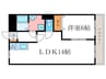ＧＲＡＮＤ大山崎 1LDKの間取り