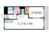 ＧＲＡＮＤ大山崎 1LDKの間取り