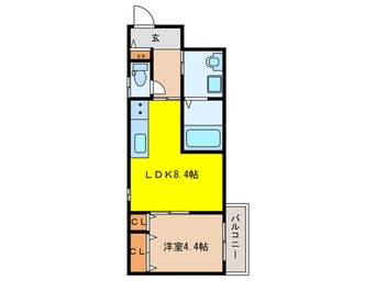 間取図 クリエオ－レ鴻池徳庵町
