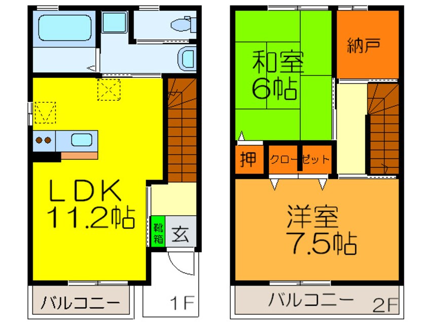 間取図 メゾンリヴェ－ル