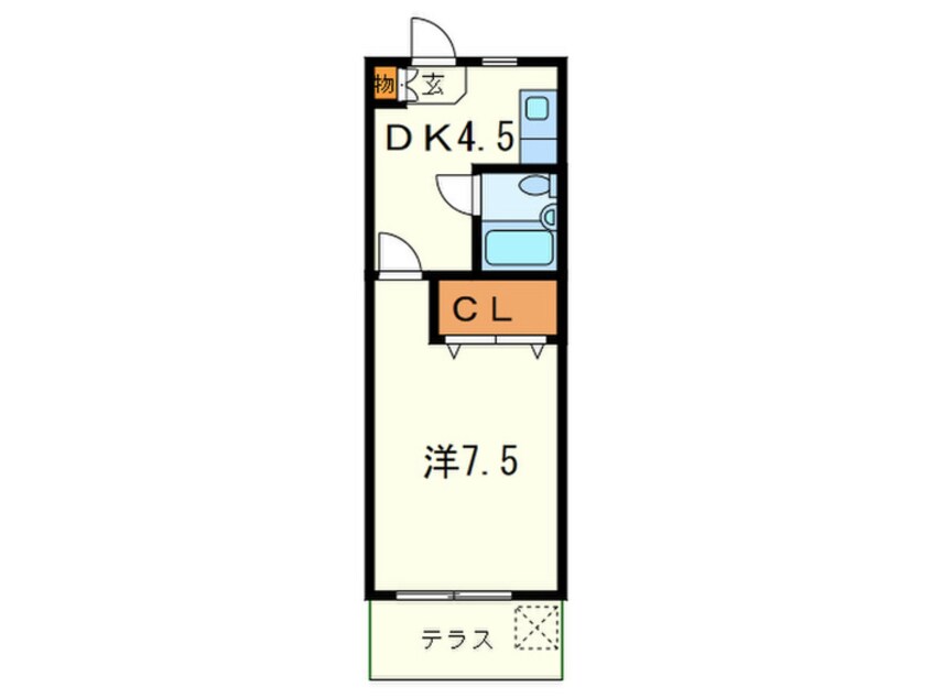 間取図 渡邊ハイツ